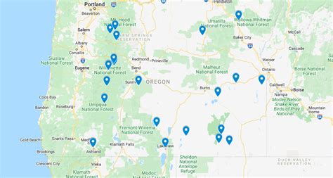 Oregon Hot Springs Map – Natural Warm Pools With Directions and Maps