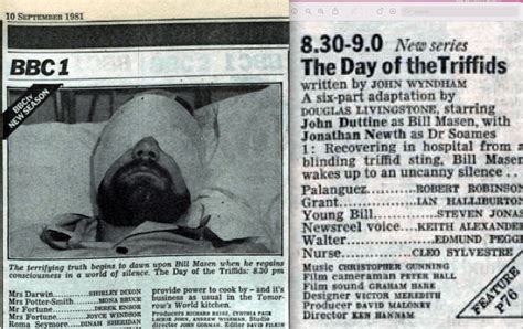 John Duttine looks back on 1981's The Day of the Triffids | Radio Times