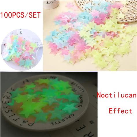 Aliexpress.com : Buy 3cm Glow In The Dark Plastic Stars Fun Ceiling ...