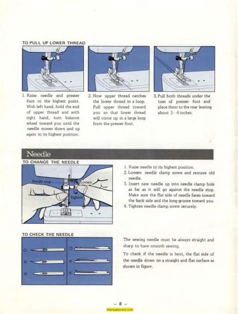 Brother XL-700 Pacesetter Sewing Machine Instruction Manual