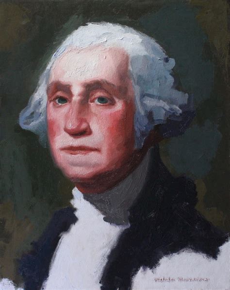 Painting : "George Washington" (Original art by Michela Mansuino)