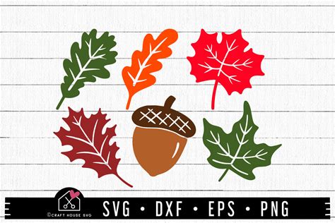 FREE Fall leaves SVG - Craft House SVG