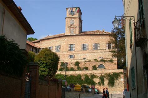 Castle of Montiglio Monferrato in Piemonte, Italy