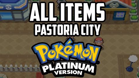 EVERY Item in Pastoria City & Great Marsh - Pokémon Platinum - YouTube