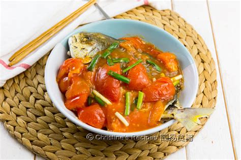 Golden Pomfret in Spicy Tomato Sauce | Christine's Recipes: Easy ...