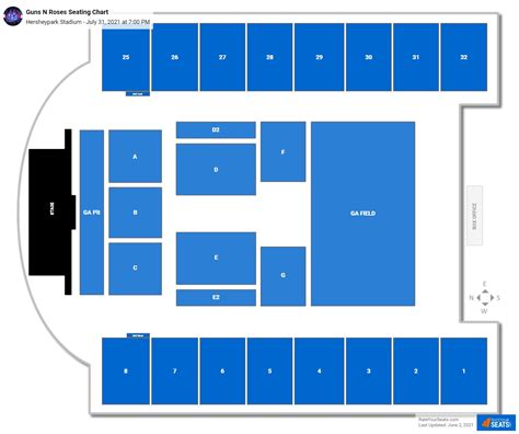 Hershey Stadium Seating Chart