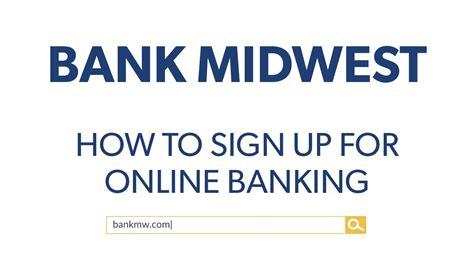 Bank Midwest – How To Sign Up For Online Banking - YouTube