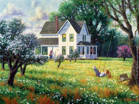 Pin by Celeste Stella on Art Randy Van Beek | Farm art, Landscape paintings, Landscape art