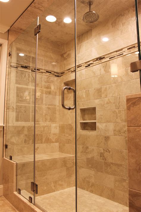 Custom walk in shower | Custom tile shower, Walk in shower, Tile walk ...