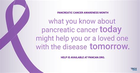 Pancreatic Cancer Awareness Month - Troy Singleton