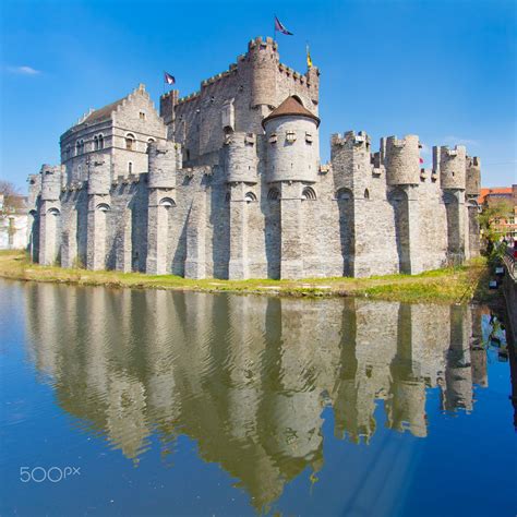 Gravensteen, Castle of the Counts; Ghent, Belgium. | Castle, Romanesque ...