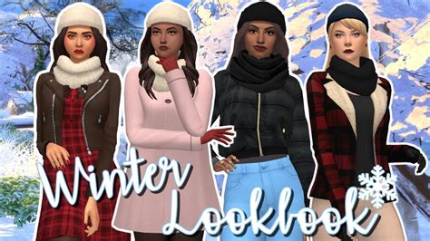 Sims 4 | Winter Lookbook Machinima Style - YouTube