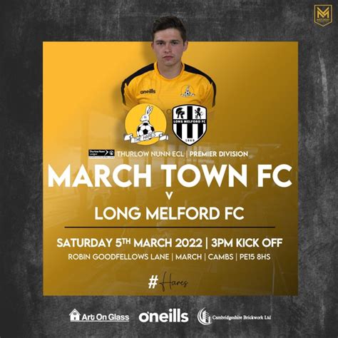 March Town United FC : 1st Team 1 - 1 Long Melford