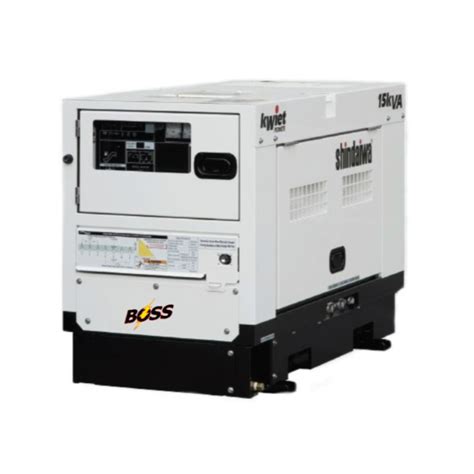 15kW Portable Diesel Generator Skid Mounted - BossLTR