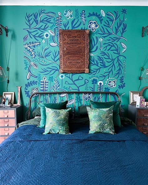 49+ Blue and Green Bedroom Ideas That Will Inspire in 2024 | Houszed