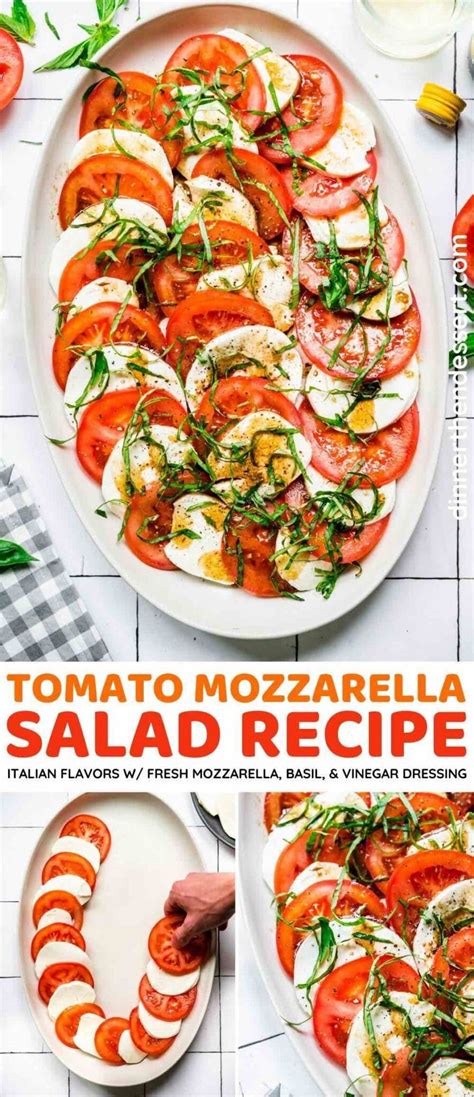 Tomato Mozzarella Salad Recipe - Dinner, then Dessert