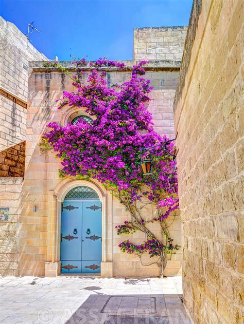 Assaf Frank Photography Licensing | Traditional Maltese house in Mdina, Malta