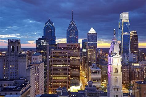 philadelphia-skyline-sunset-night-city-hall-william-pen-high-definition ...