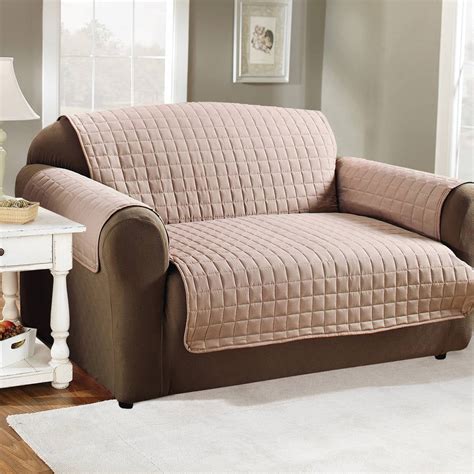 Quality Polyester Microfiber Quilted Furniture Protector/Cover Chair, Sofa, or Loveseat ...