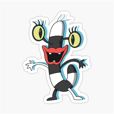 "Oblina - Aaahh!!! Real Monsters" Sticker for Sale by Fugitoid537 | Redbubble