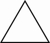 Triangle Easy Coloring Shapes Az Pages Sketch Page sketch template