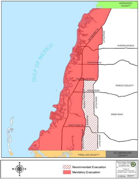 Pasco County Evacuation Map - Bay Area On Map