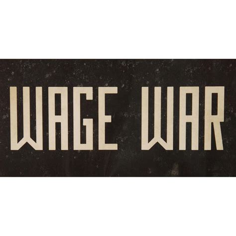 Wage War Logo Sticker 309593 | Rockabilia Merch Store