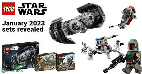 January 2023 LEGO Star Wars sets revealed with TIE Bomber, 501st pack ...