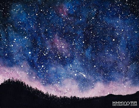 Night Sky by mmmvvvrr on DeviantArt