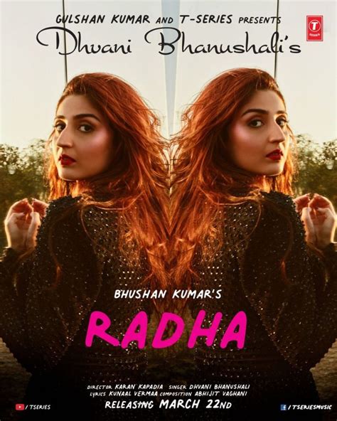 Radha Song Cast, Singer, Lyrics and Review - Dhvani Bhanushali New Song ...