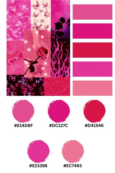Hex Color Palette, Color Schemes Colour Palettes, Color Palette Pink, White Hex Code, Pink Hex ...