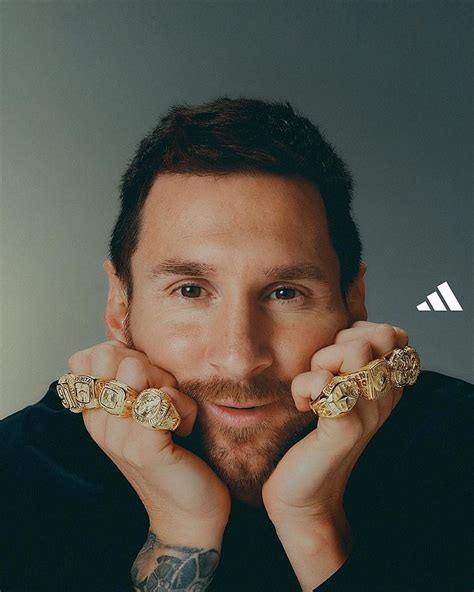 Ballon d'Or 2023: Lionel Messi is presented with eight gold rings to ...