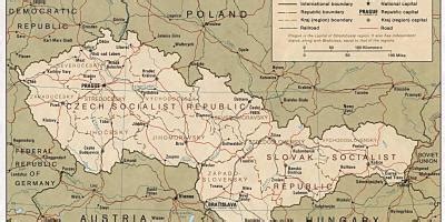 Czechoslovakia map 1918 - Map of Czechoslovakia 1918 (Eastern Europe ...