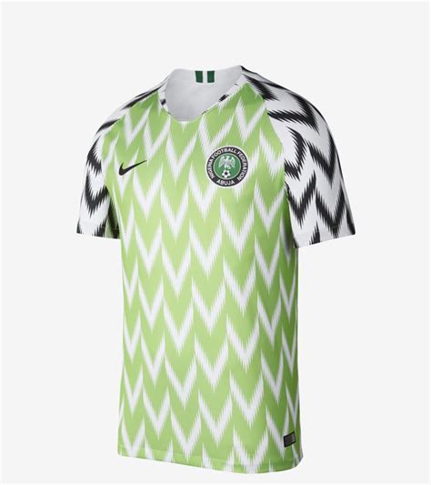 World Cup 2018 kit Nigeria home | World cup jerseys, Soccer world ...