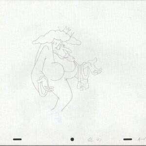 Potsworth Midnight Patrol Animation Cel & Drawing 1990 HANNA BARBERA 2 ...