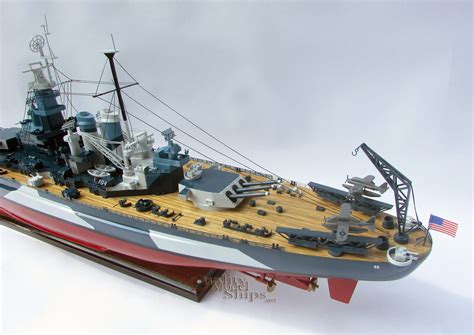 USS North Carolina (BB-55) Museum Ship Model Scale 1:220 - Models