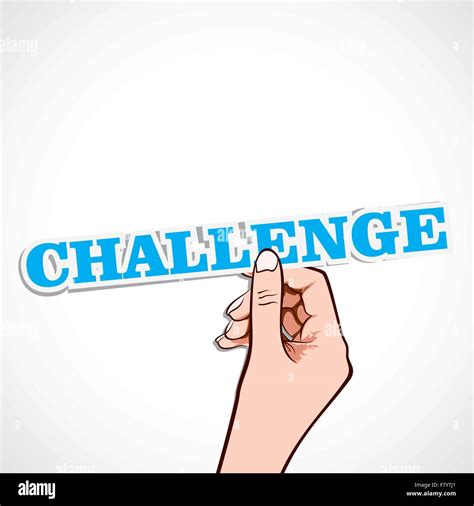 Challenge word Stock Vector Images - Alamy