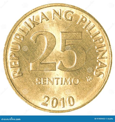 25 Philippine sentimo coin stock image. Image of philippines - 91909453