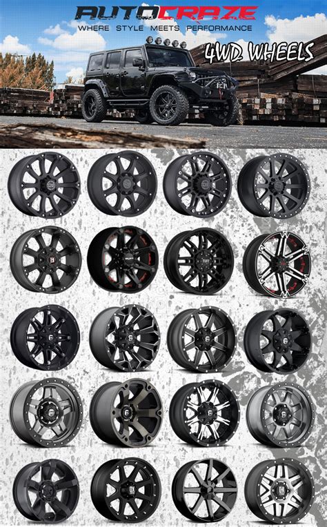 4WD Wheel and Tyre Packages | 4x4 Rims | AutoCraze