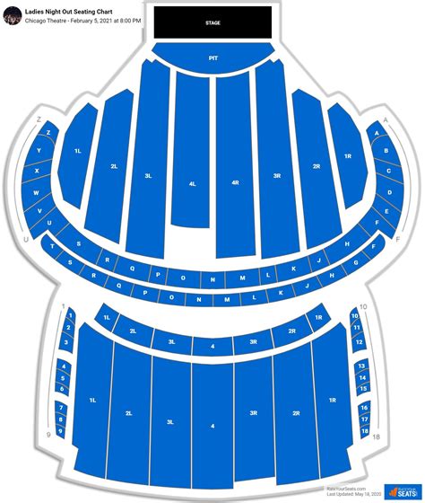 Chicago Theatre Seating Chart - RateYourSeats.com