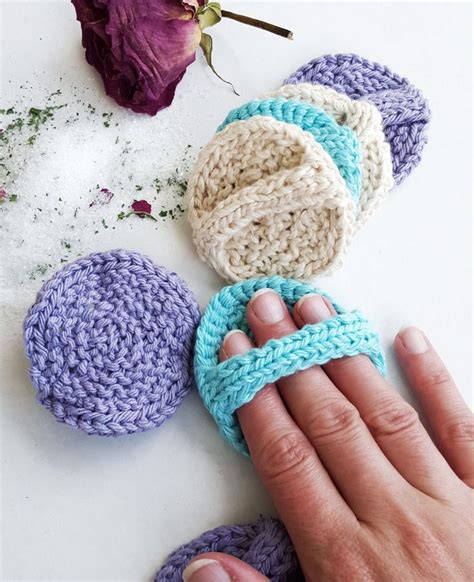 Free Knitting Pattern for Facial Scrubbies | Crochet patterns, Knitting patterns free, Knitting