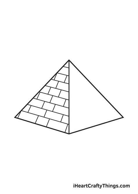 How To Draw A Square Pyramid