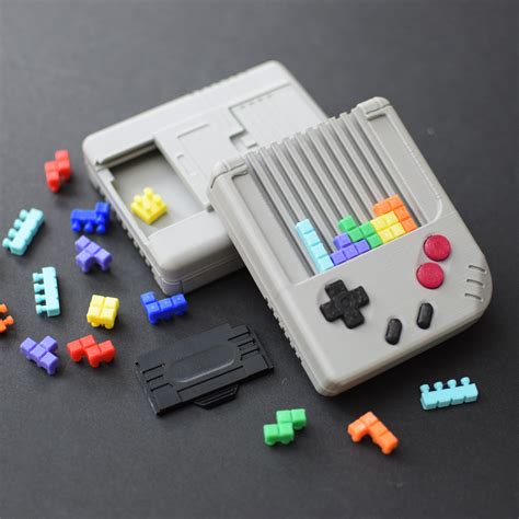 3D file Mini Tetris GameBoy - Retro Console and Container 🎲・3D print ...