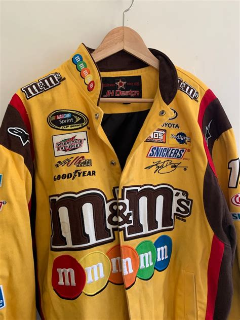 Vintage M&Ms racing jacket nascar Madison beer oversized | Etsy