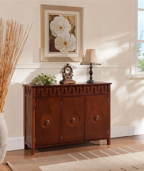 Brand Kings Furniture Walnut Storage, with Table Buffet Sideboard ...