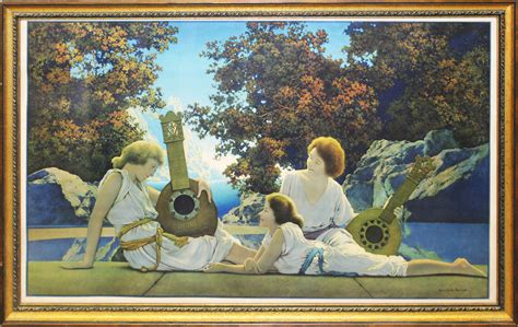 Sold Price: Maxfield Parrish large print The Lute Players - November 5 ...