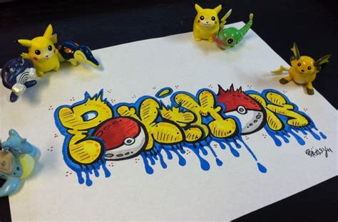 Pokemon Graffiti by Shinku15.deviantart.com on @deviantART | Graffiti, Graffiti designs ...