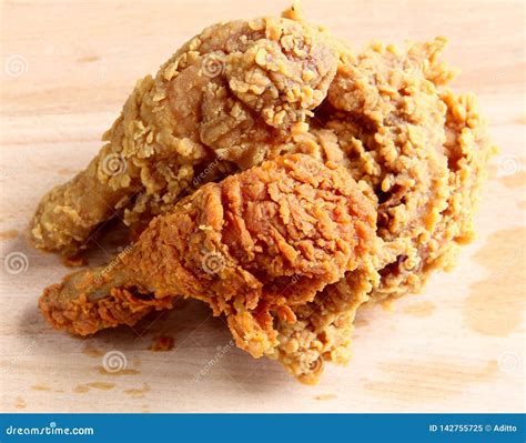 Fried Chicken - close up stock image. Image of fried - 142755725