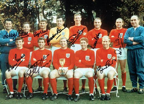 Squad Signed 1966 ENGLAND World Cup Squad 16x12 Autograph Photo AFTAL COA | eBay