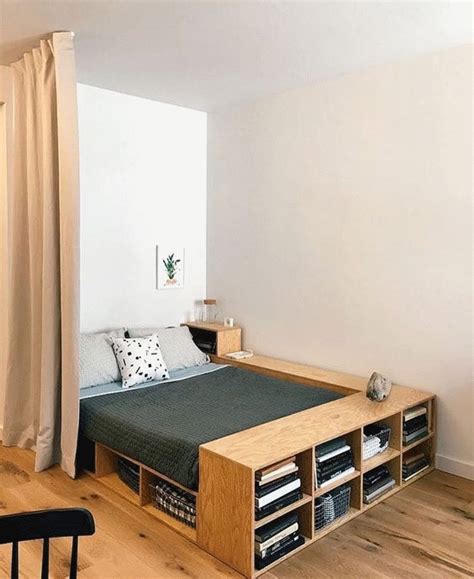 Ikea Plattform Bett Mit Lagerung – Schlafzimmerde.com in 2020 | Small bedroom diy, Diy storage ...